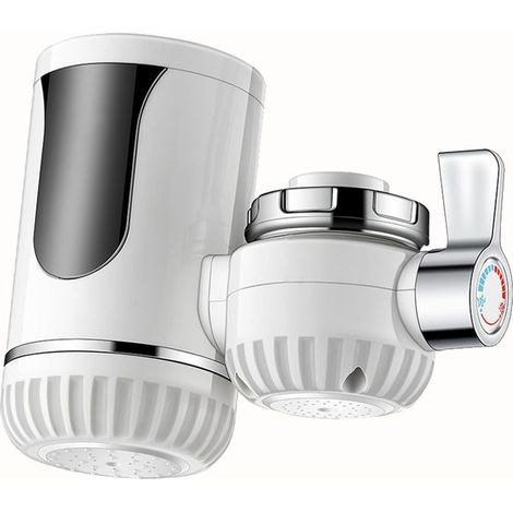 Robinet chauffe-eau instantané sans réservoir pour cuisine et salle de bain, robinet de chauffage rapide avec affichage numérique LED (1/5)
