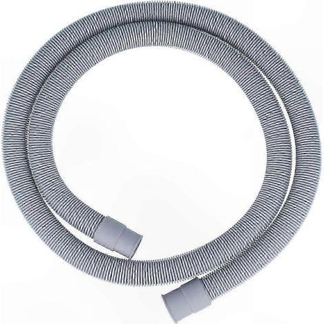 Flexible tuyau d'évacuation 5m, raccord lave-linge et évacuation des eaux usées, adapté aux connexions sanitaires. (1/5)