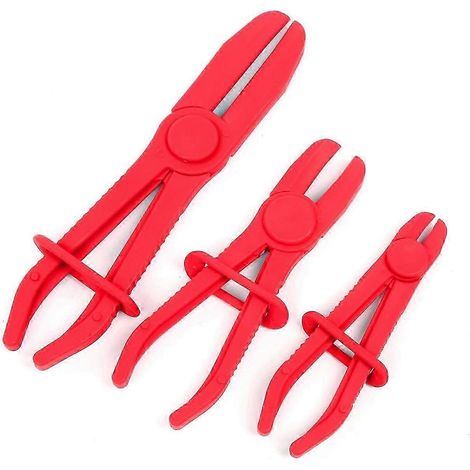 Jeu de 3 pinces à colliers de serrage, 155 mm, 185 mm et 250 mm, bague de verrouillage réglable, plastique résistant à la chaleur pour l'automobile et le bricolage. (1/4)