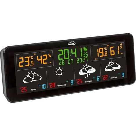 TFA Dostmann TFA.me ID-07 35.8107.01 Stazione meteo WLAN Previsione per 4 giorni Numero di sensori max. 50
