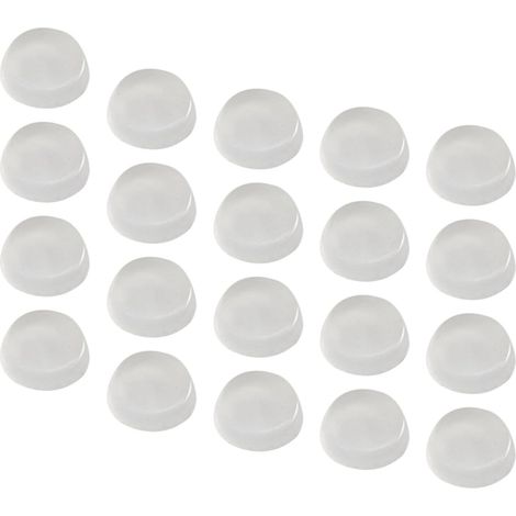 de 64 patins adh sifs transparents en silicone de 12 x 4 mm (1/5)