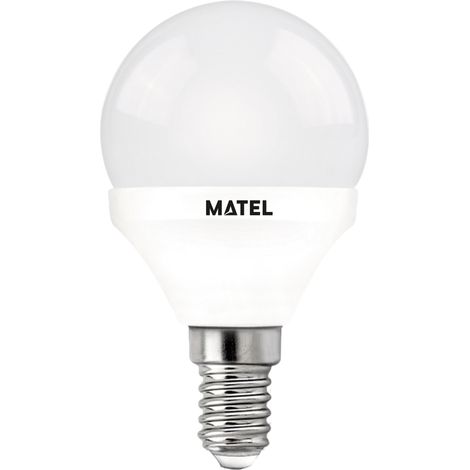 Ampoule LED sphérique froide Matel e14 5w (3 intensités) (1/2)