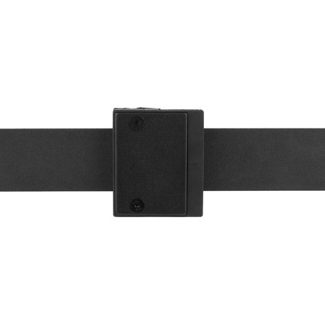 Binario per porta scorrevole a scomparsa, giunzione per porta doppia, acciaio al carbonio - Sistema binario e puleggia, 488 cm (16 piedi), 5 segmenti in linea, nero, capacità di carico 150 kg, kit di (1/4)