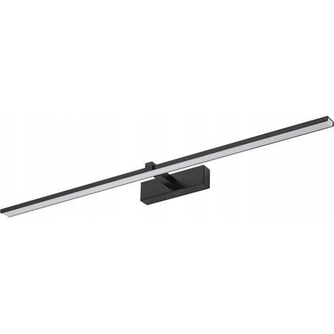 Applique specchio LED Venus 18W 90cm nero 4200K IP44 (1/2)