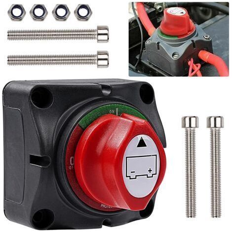 Coupe Circuit Batterie 12v-48v: Coupe Batterie Voiture 48v 275A Interrupteur Sectionneur - Commutateur D'isolateur de Batterie pour Bateau Camion Camping Car Tracteur