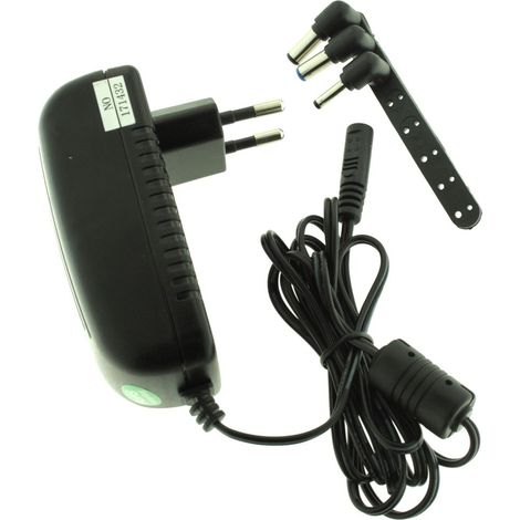 Alimentatore switching universale 12V 2.5A con 3 plug