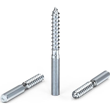 Vis à bois M6 x 60 mm, Torx TX15, 10 pièces, Acier galvanisé (1/5)