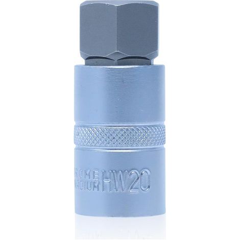 x 1/2" Hex Socket, 20 mm, CR-V S2 Steel, For Impact Wrench, DIY (1/5)
