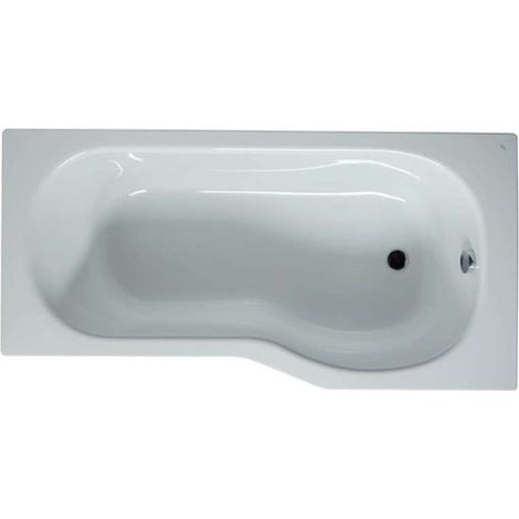 Jika Tigo - Asymmetrische Badewanne 160x80x43 cm, rechts, weiß H2202100000001