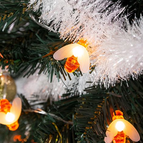 LED-Girlande für den Innenbereich, 1 m [HO-XMAS-042-IP20-1M-WW]