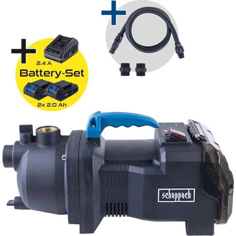 Akku Gartenpumpe 40V Durchfluss 3000L/h Scheppach set s2 c-gp3000-x (1/5)