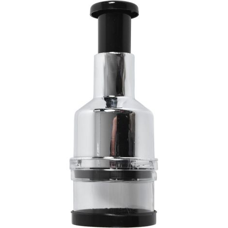 Press-oignon chopper to vegetables manual in stainless steel, food manually for the kitchen (1/5)