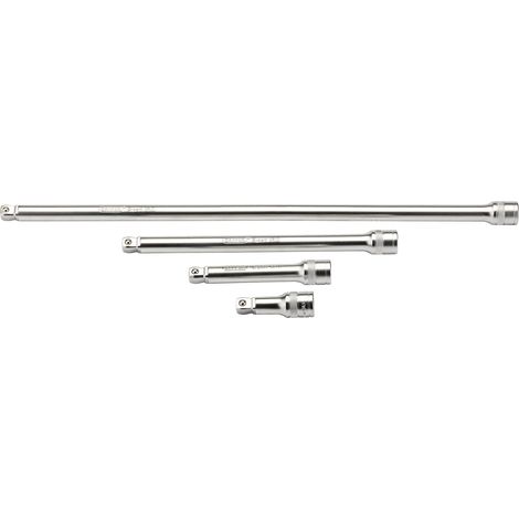 Draper Expert 1/2" Square Drive Wobble Extension Bar Set (Micro Satin Chrome, 4 Pieces, Model 16770) (1/5)