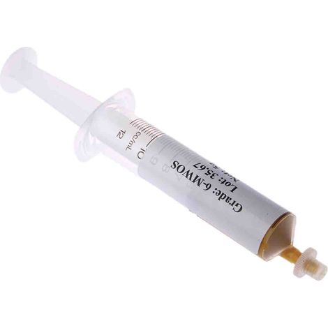 Pâte de diamant RS PRO Jaune, Grain 6µm seringue de 10ml ( Prix pour 1 )