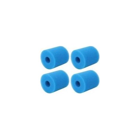 Cartouche D'éponge de Filtre de Piscine de Type H de 4 Pièces, éponge de Rechange de Cartouches de Mousse de Filtre de Piscine pour la Pompe de Piscine (1/5)