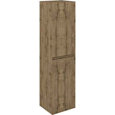 MORIAN Meuble de rangement haut 35x140x30cm, chêne