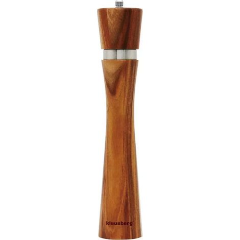 Molinillo de pimienta y sal de acacia de 31,5 cm, Klausberg KB-7593 (1/5)