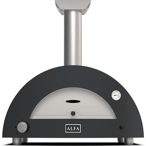 Alfa Forni Gas Pizzaofen Moderno 2 Pizze Grau - Backt bis zu 2 Pizzen in 90 Sekunden (1/5)