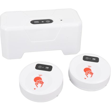 Kit de chasse d'eau électrique à capteur avec 2 capteurs, batterie 1800 mAh, chasse d'eau automatique sans contact à capteur externe. (1/5)