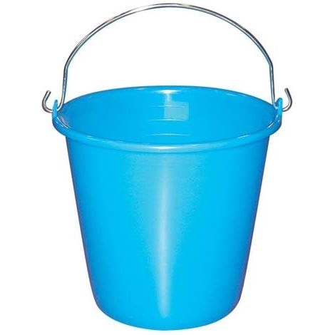 ALUMINIUM ET PLASTIQUE SEAU MÉNAGE 10L GRADUÉ BLEU RIVS10B