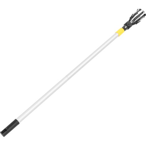 Outil de changement d'ampoule 3,6 m pour plafond haut, perche de retrait avec 2 paniers de préhension et ventouse (1/5)