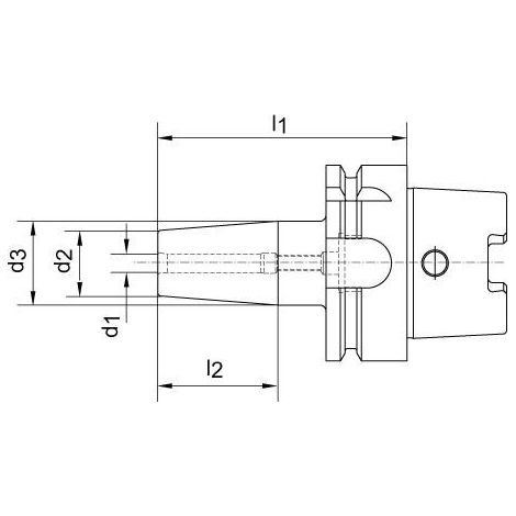 Mandrin de frettage DIN69863A A100 16.0x100mm HAIMER (1/5)