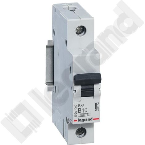 Disyuntor RX3 1P B 10A 6000A (1/4)