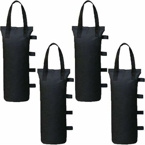 Lot de 4 Poids de Gazebo pour Tonnelle et Pavillon, Sac de Lestage Sable pour Jambes, Tentes Pare-, Parasol (1/4)