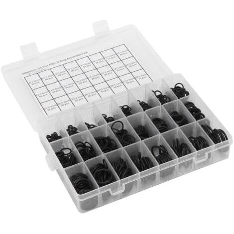 Assortiment de joints toriques 800 pièces joint d'étanchéité en caoutchouc nitrile pour machines-outils Automobiles machines agricoles (1/4)