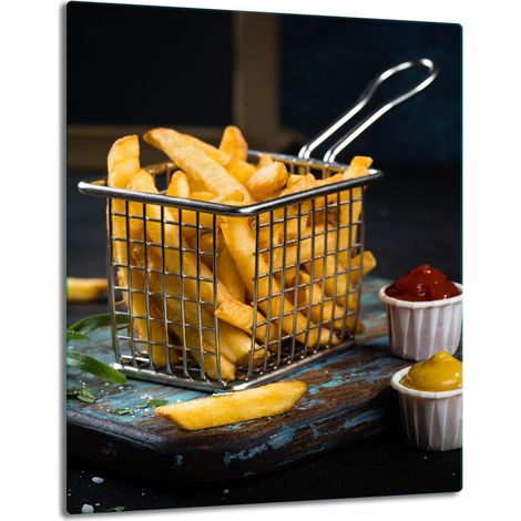 PANEL DE MESA DE PLACA DE CRISTAL 40x52 PATATAS FRITAS (1/5)