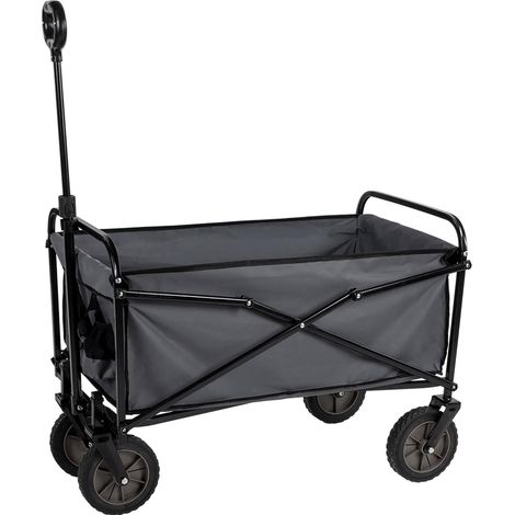 Camp-Active Chariot Pliable avec Poignée Télescopique 70 kg (1/3)