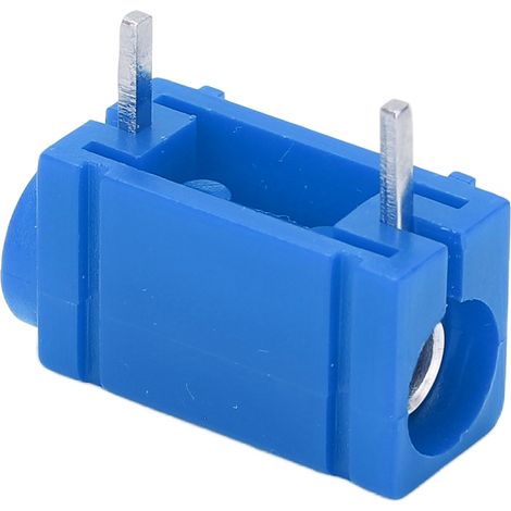 5 Stück 4-mm-Bananenbuchsen, professionelle vernickelte Messing-PCB-Platinen-Bananenbuchsen, Zubehör für Multimeter, blau (1/5)