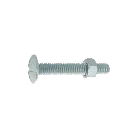 Boulon Trcc Din 603/555 Ac Zn Bl 8.0X20 Bte 200 Viswood