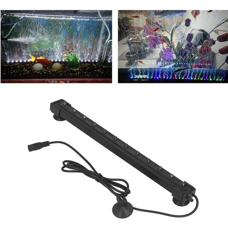 Lampe LED pour aquarium, lampe RGB pour aquarium, lampe à bulles, lampe d'oxygénation pour aquarium, lampe de plongée LED. (1/5)