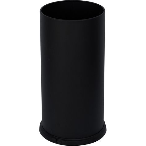 Portaombrelli in Acciaio Verniciato Ø24xh49 cm Con Vaschetta Raccogli Goccia Nero (1/2)