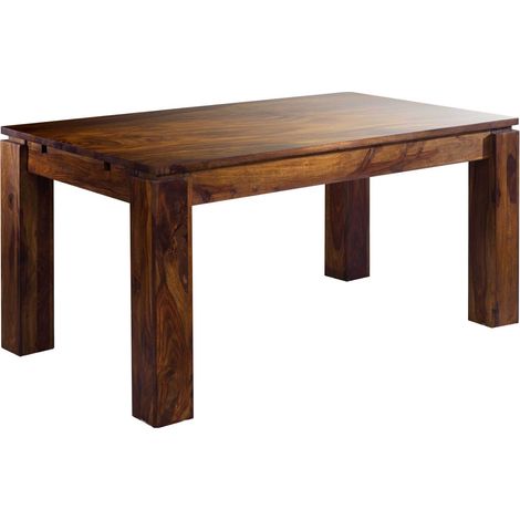 Esstisch mit Ansteckplatten Sheesham 180-220/260x90x76 life honey lackiert METRO LIFE 159