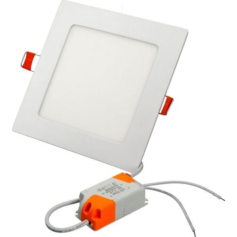 Jandei - Downlight LED 9W 6000K carré encastrable blanc LED Downlight (1/4)