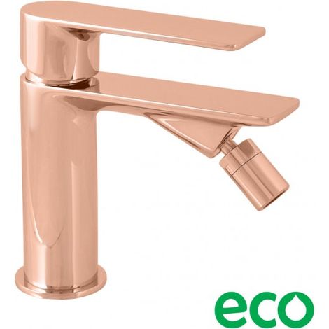 Mitigeur bidet à poser NIL en laiton rose gold poli sans siphon (1/2)