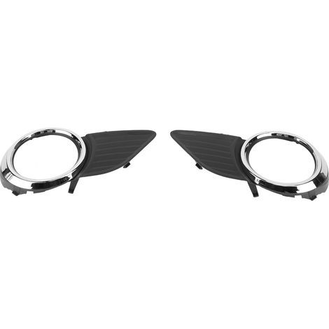 1 paire de grilles de protection pour feux antibrouillard avant avec cadre chromé 5212708020, résistantes à l'eau et au style élégant, pour XL30 2011 à 2017 (1/5)