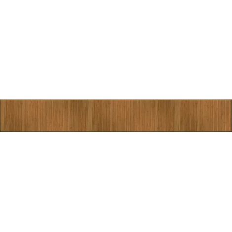 Tapis rectangulaire marron 70x500 cm bambou (1/5)