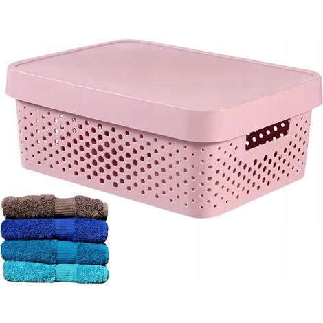 Caja de almacenamiento Curver infinity 11L con tapa apilable (1/5)