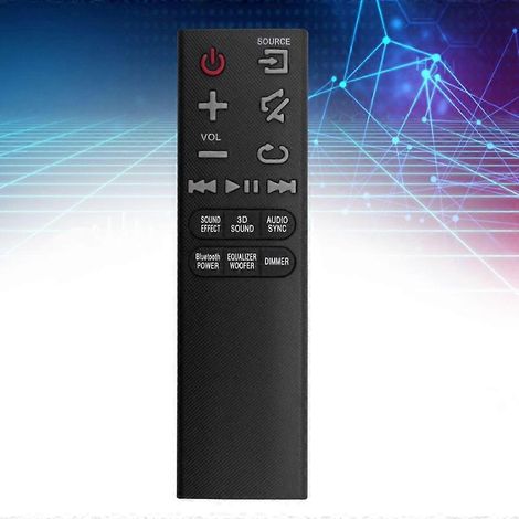 Télécommande pour barre de son Samsung AH59-02631J, compatible avec les modèles HW-H430, HW-H450, HW-HM45, HW-HM45C, HWH430, HWH450, HWHM45 et HWHM45C. (1/5)