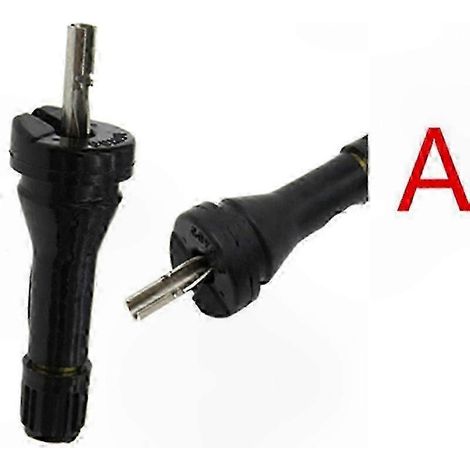 4 Stück universelle Gummi-Reifenventile mit Reifendruckkontrollsystem (TPMS), kompatibel mit SUVs und Limousinen, Ersatzventile (1/5)
