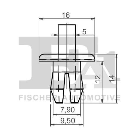 Clip, enjoliveur FA1 11-20009.5 ALPINA 0009902992 1104880 16186729901C 6136889