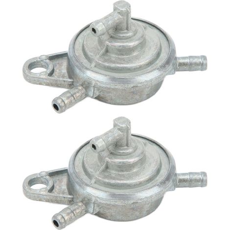 Jeffergarden Pompe à Carburant Sous Vide Petcock, 2 Pièces de Rechange en Alliage D'aluminium pour GY6 150cc 200cc 250cc ATV Scooter Go Karts-DOU