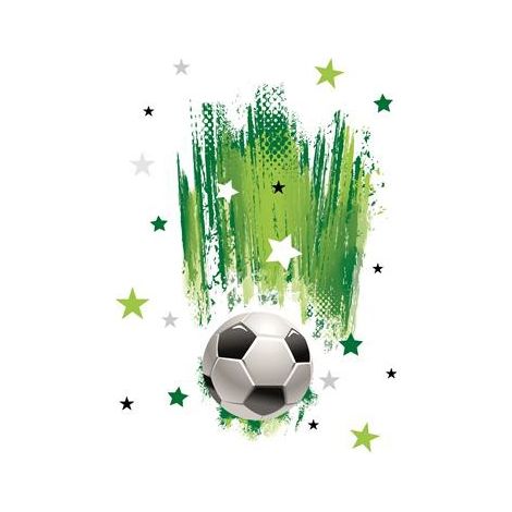 Tovaglia di carta a tema calcio per compleanno, 120x180 cm