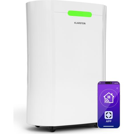 Klarstein Deshumidificador AeroDry Smart 12L 12L/día 18 m² sensor de humedad app control 135 m³/h (1/5)