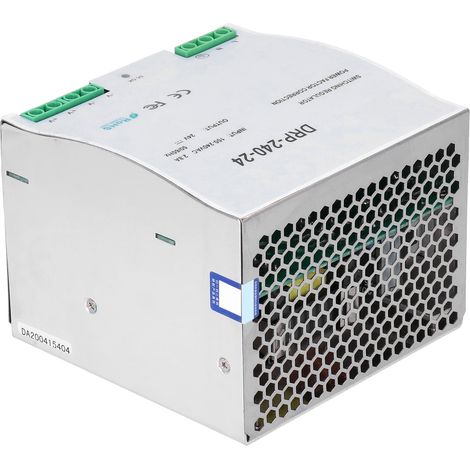 DIN-Schienen-Netzteil mit einstellbarer Stabilisierung, LED-Beleuchtung und Schalter für Sicherungskasten DR‑240‑24 (1/5)