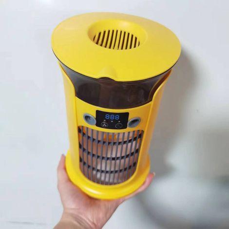 Mini Climatiseur USB Portable, Refroidisseur d'Air Personnel Silencieux avec Humidificateur et Ventilateur 3 Vitesses pour Bureau Maison-Alovez-WCY