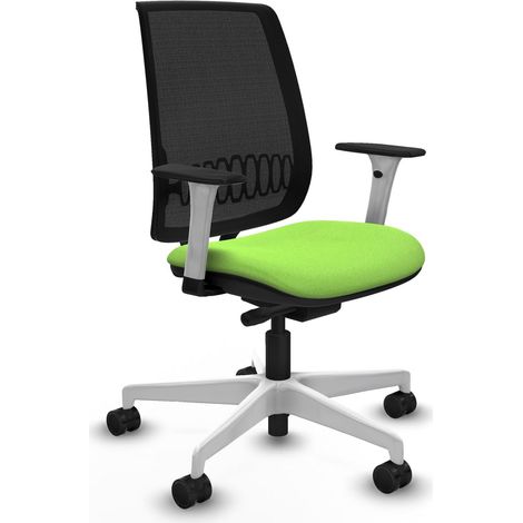 Silla de oficina piqueras y crespo Alares blanco espuma inyectada (1/2)